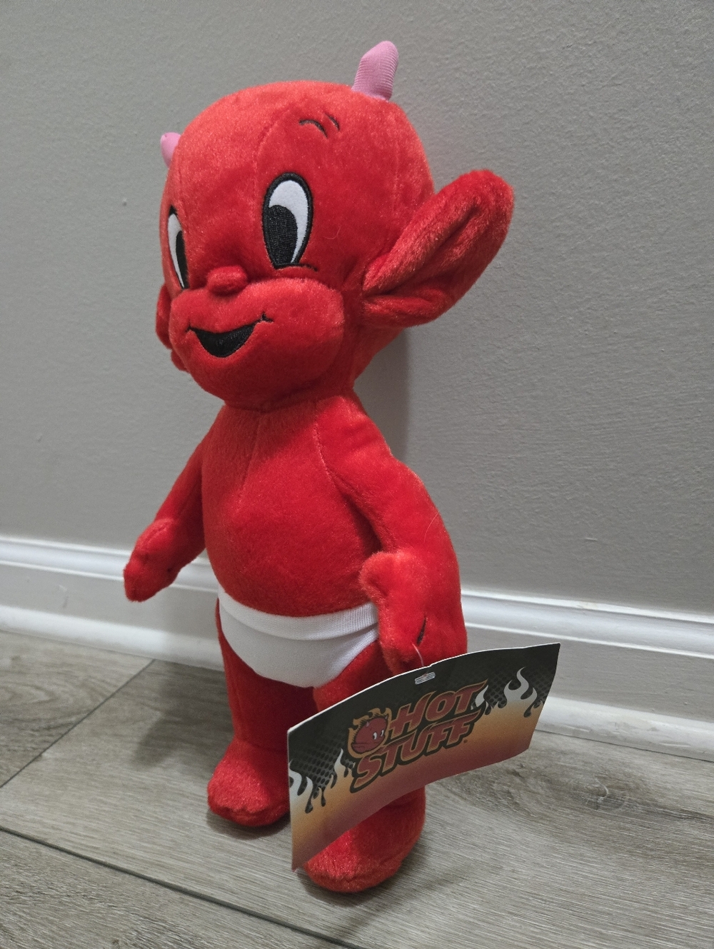 NEW Large Hot Stuff Red Devil Plush Toy 15 inches. NWT - Picture 5 of 9
